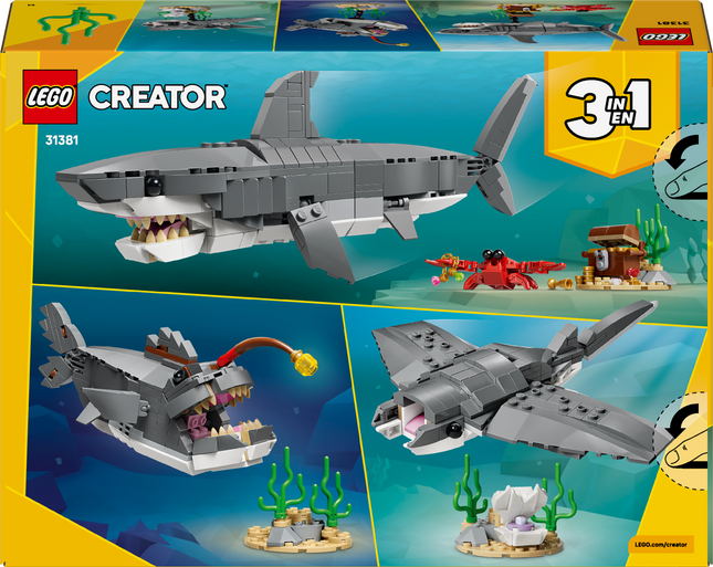 Lego Creator 31381 The Fierce Shark and the Treasure Chest