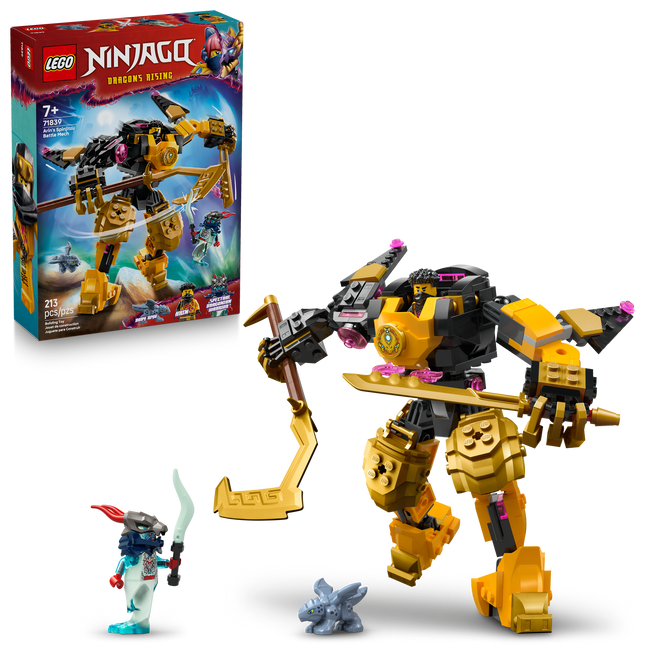 Lego Ninjago 71839 Le robot de combat de Spinjitzu d’Arin