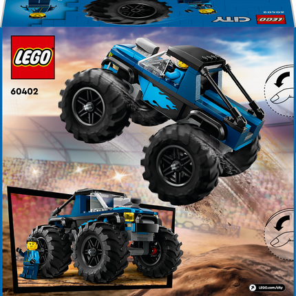 Lego city 60402 blue monster truck