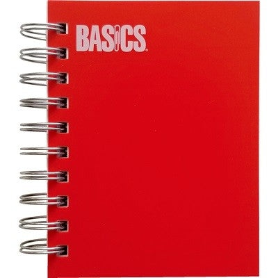 Pqt 5 petits cahiers de notes basics 400 pgs 5-1/2''x4-1/4''