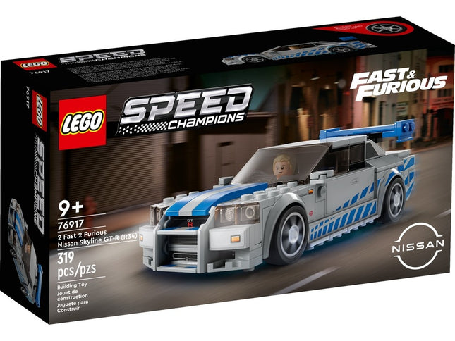 Lego speed champions 76917 2 fast 2 furious nissan skyline gt-r (r34)