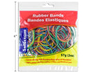 Paquet bandes élastiques 57g mixte colorés