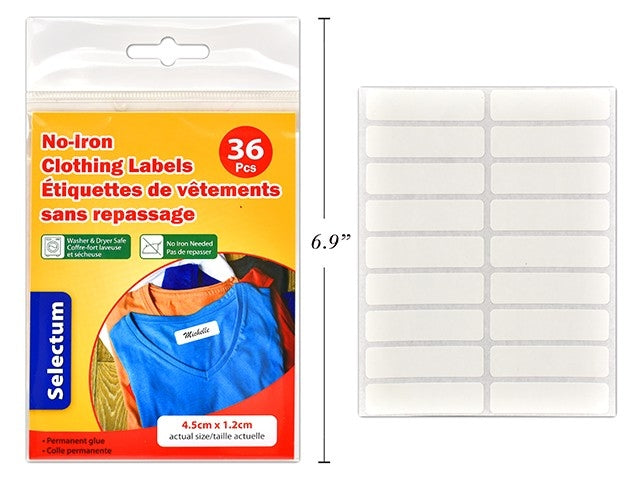 Éti. vêtements sans repassage