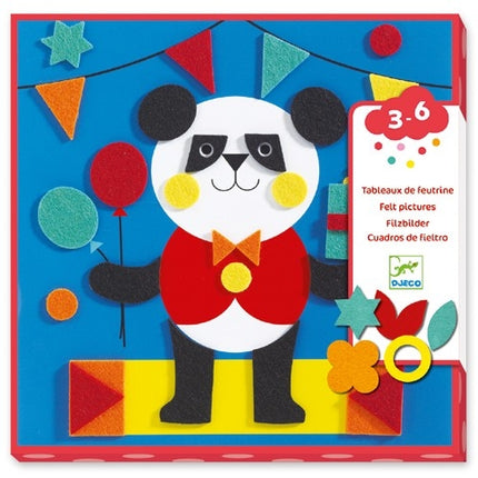 Djeco felt boards - sweet creatures 3-6