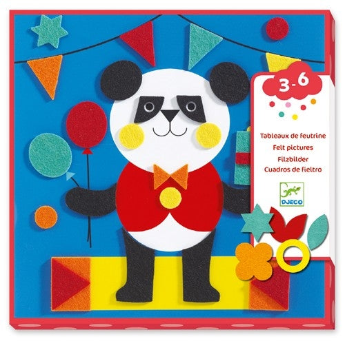 Djeco felt boards - sweet creatures 3-6