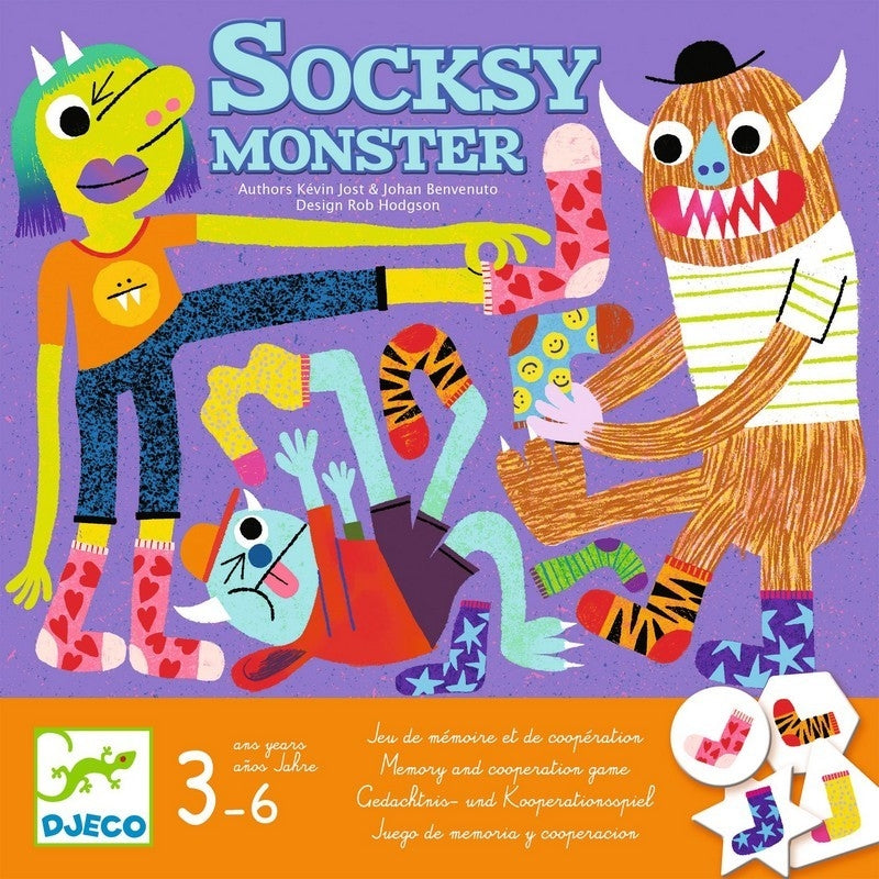 Socksy monster - cooperative game 3-6+