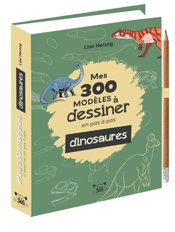 My 300 models to draw step by step - dinosaurs