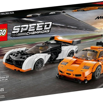 Lego speed champions 76918 mclaren solus gt & mclaren f1 lm 9+ | 581 pcs