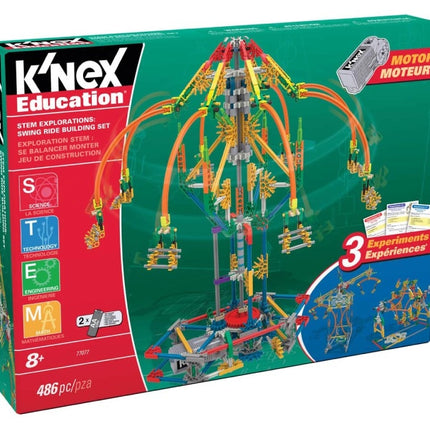 K'nex education swing ride motorized 486 pcs