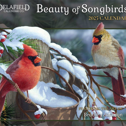 Calendrier delafield 2025 - beauty of songbirds