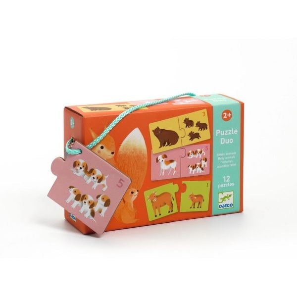 Djeco baby animal duo puzzle 2 years +