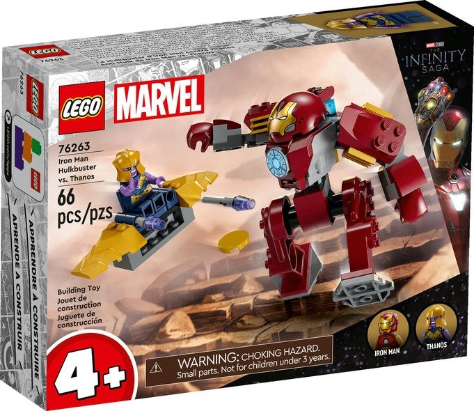 Lego marvel 76263 iron man hulkbuster vs thanos 4+ 66 pcs