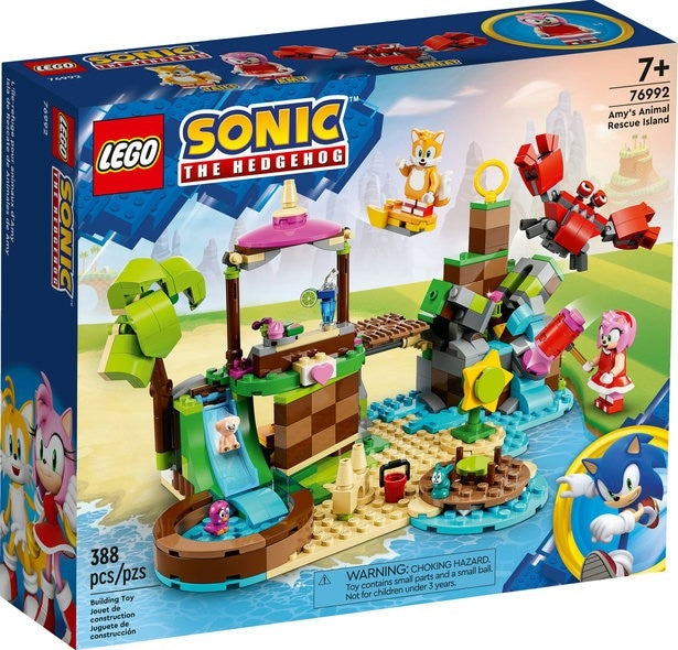 Lego sonic 76992 amy's animal rescue island 7+ 388 pcs