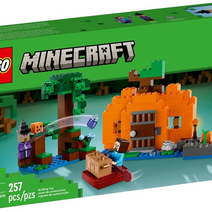 Lego minecraft 21248 the pumpkin farm 257 pcs 8+