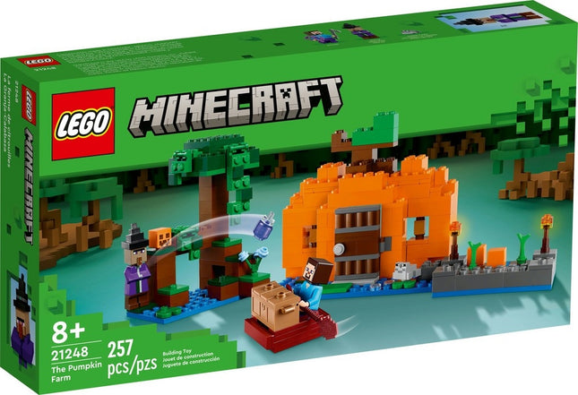 Lego minecraft 21248 the pumpkin farm 257 pcs 8+