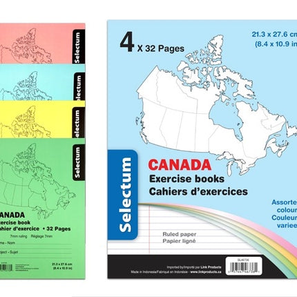 Pqt 4 cahier canada 32 pages
