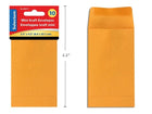 Pqt 10 mini enveloppes kraft 2.5*4.2
