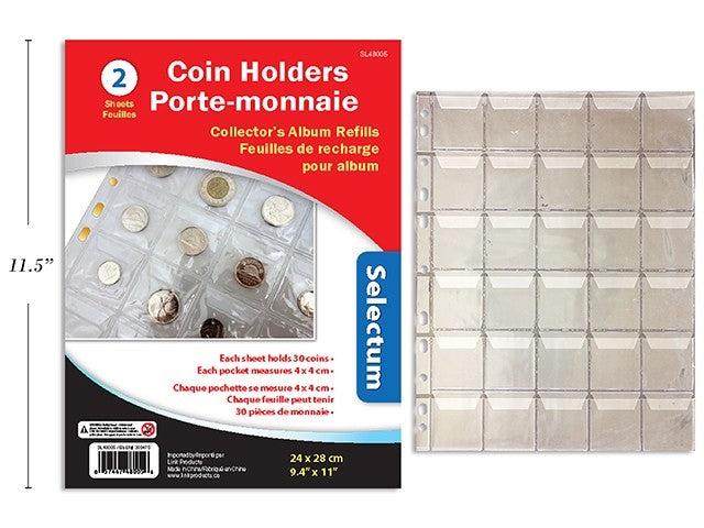 100 Pochettes Transparentes Pour Pièces Et Billets – Feuilles De Rangement 80x170 Mm