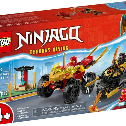 Lego ninjago 71789 kai and ras's car and bike battle 4+