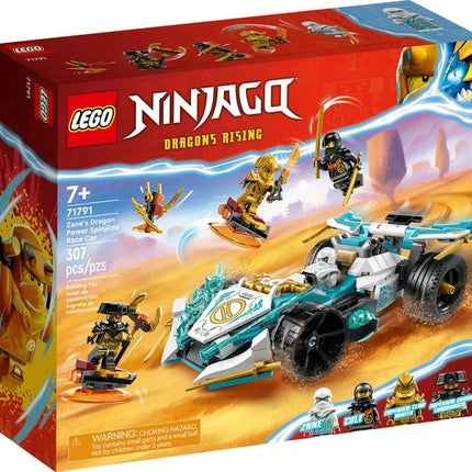 Lego ninjago 71791 zane's dragon power spinjitzu race car 7+