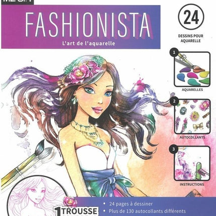 Fashionista - watercolor art