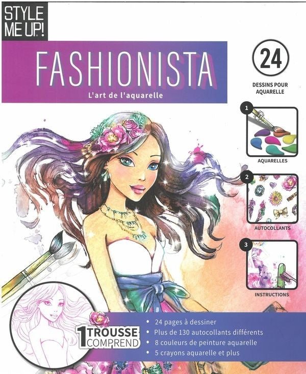 Fashionista - watercolor art