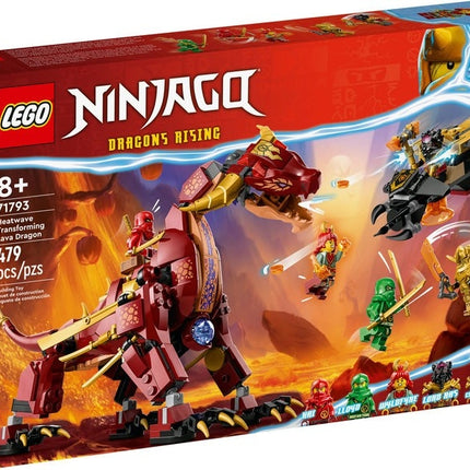 Lego ninjago 71793 heatwave transforming lava dragon