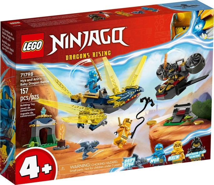 Lego ninjago 71798 nya and arin's baby dragon battle 4+