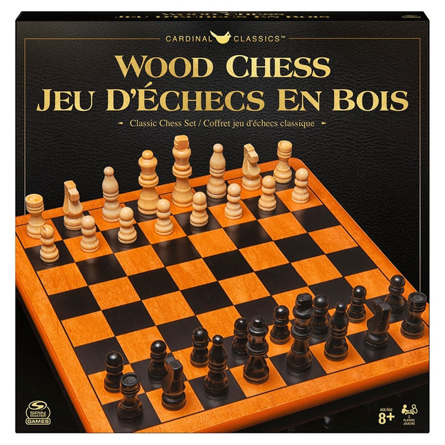 Jeu d'échecs en bois