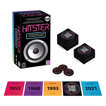 Hitster - jeu de party musical version bilingue