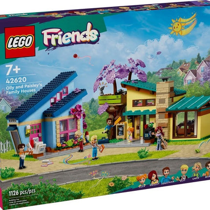 Lego friends 42620 olly and paisley's family houses