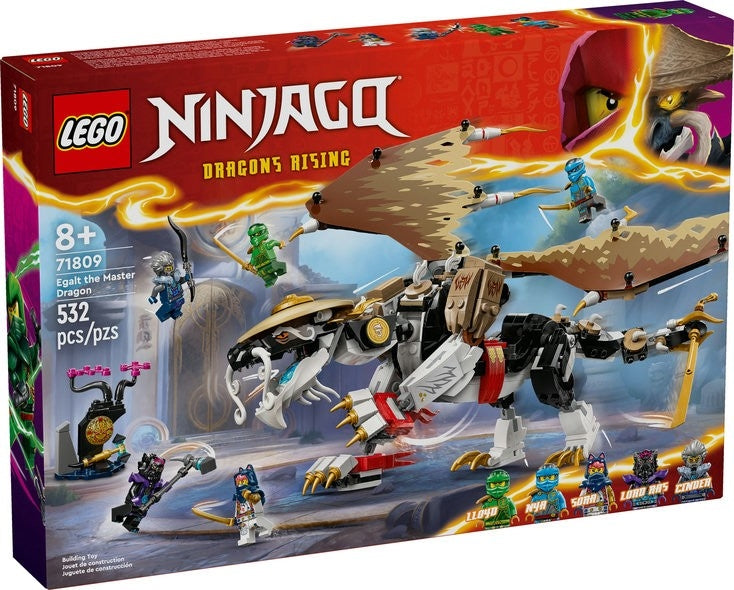 Lego ninjago 71809 equal the master dragon