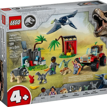 Lego Jurassic 76963 Baby Dinosaur Rescue Center