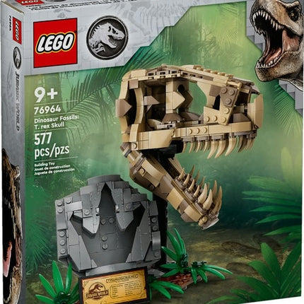 Lego jurassic 76964 dinosaur fossils: t. rex skull