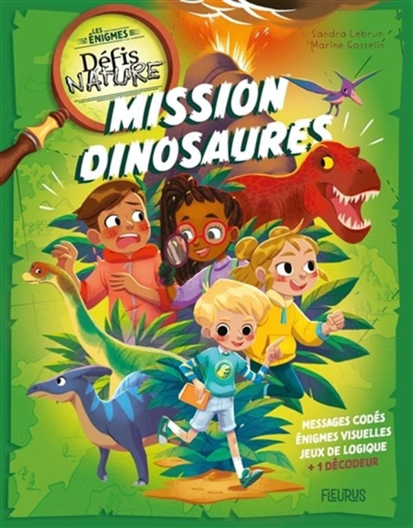 Nature challenge puzzles - dinosaur mission