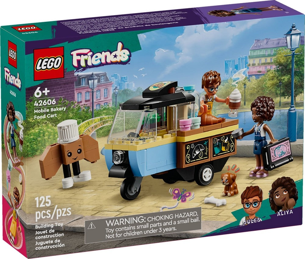 Lego friends 42606 mobile bakery food cart