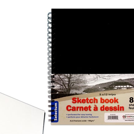80-page plain sketchbook