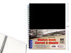80-page plain sketchbook