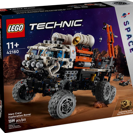 Lego technic mars crew exploration rover space