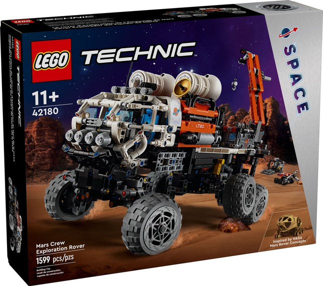 Lego technic mars crew exploration rover space