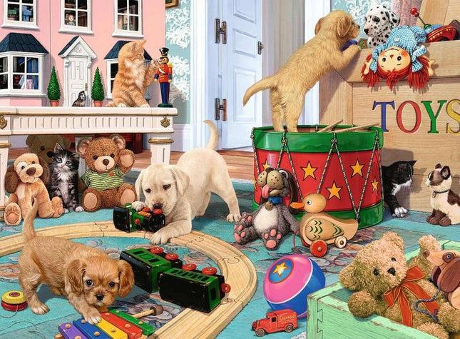 Casse-tete ravensburger 150 pcs xxl chiots joueurs