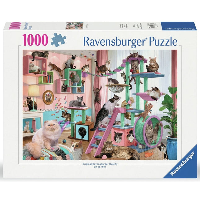 Casse-tete 1000 pcs cat tree heaven ravensburger