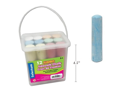 12 craie de trottoir jumbo