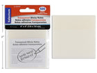 Clear Sticky Notes 100 Sheets 3x3in