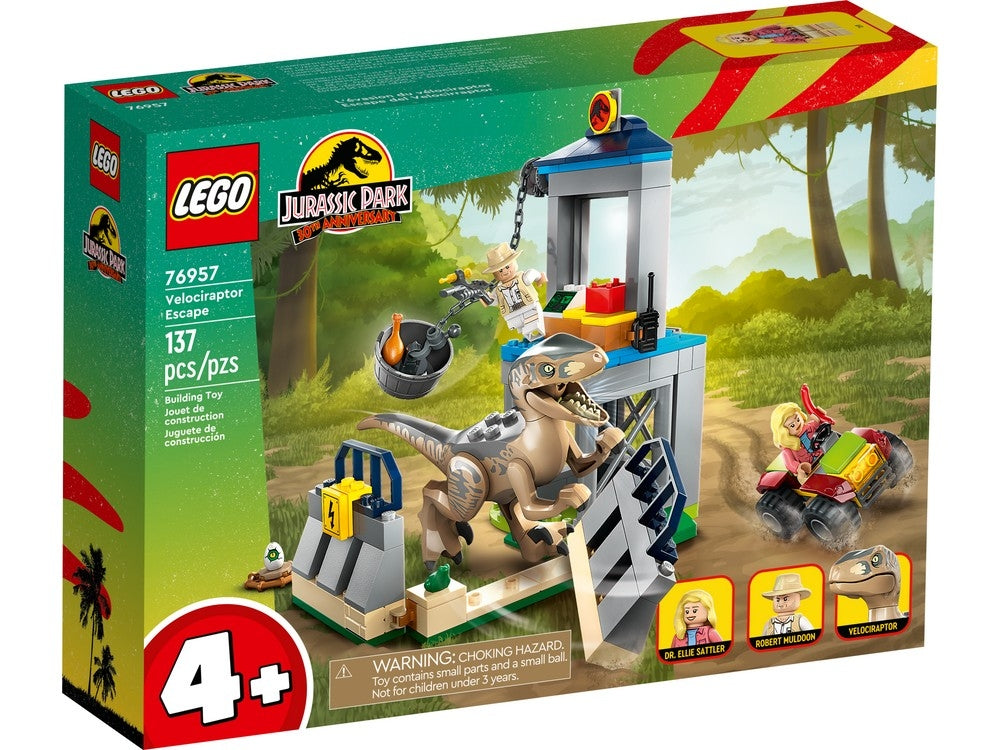 Lego Jurassic 76957 Velociraptor Escape