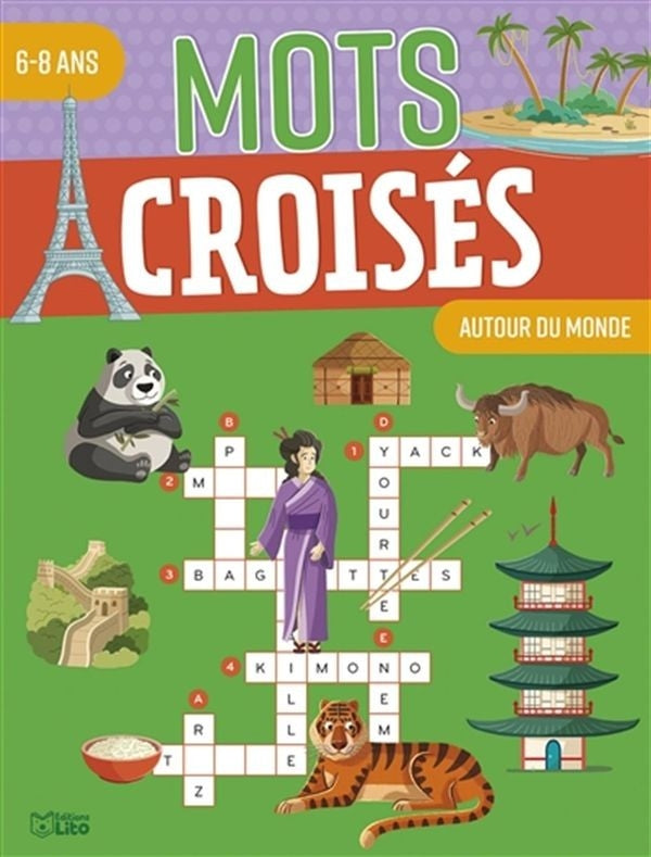 Around the world - crosswords 6-8 years