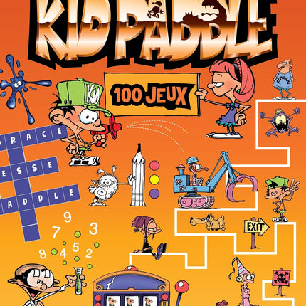 Comic characters - 100 kid paddle games