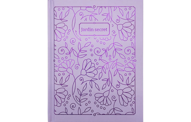 Cahier de notes jardin secret