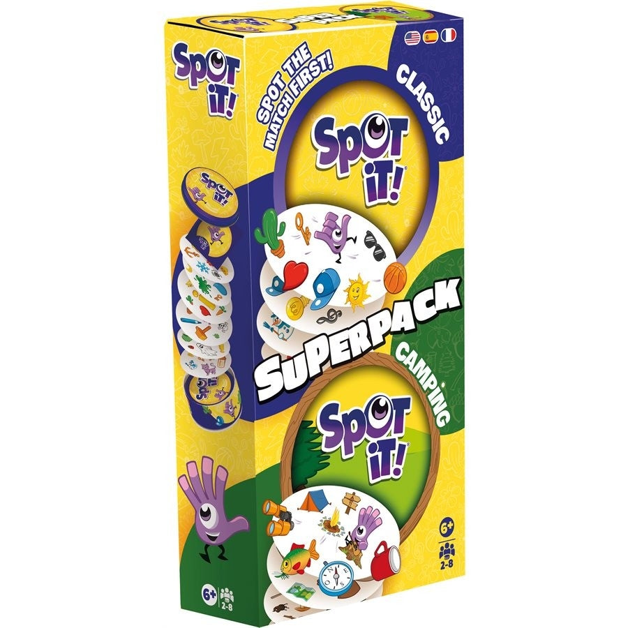 Spot it! / dobble - super pack classic / camping