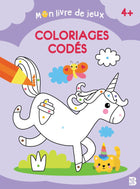 Coded Coloring Pages 4+